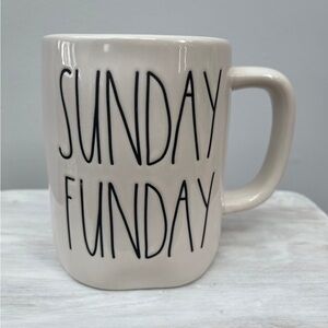 Rae Dunn SUNDAY FUNDAY mug